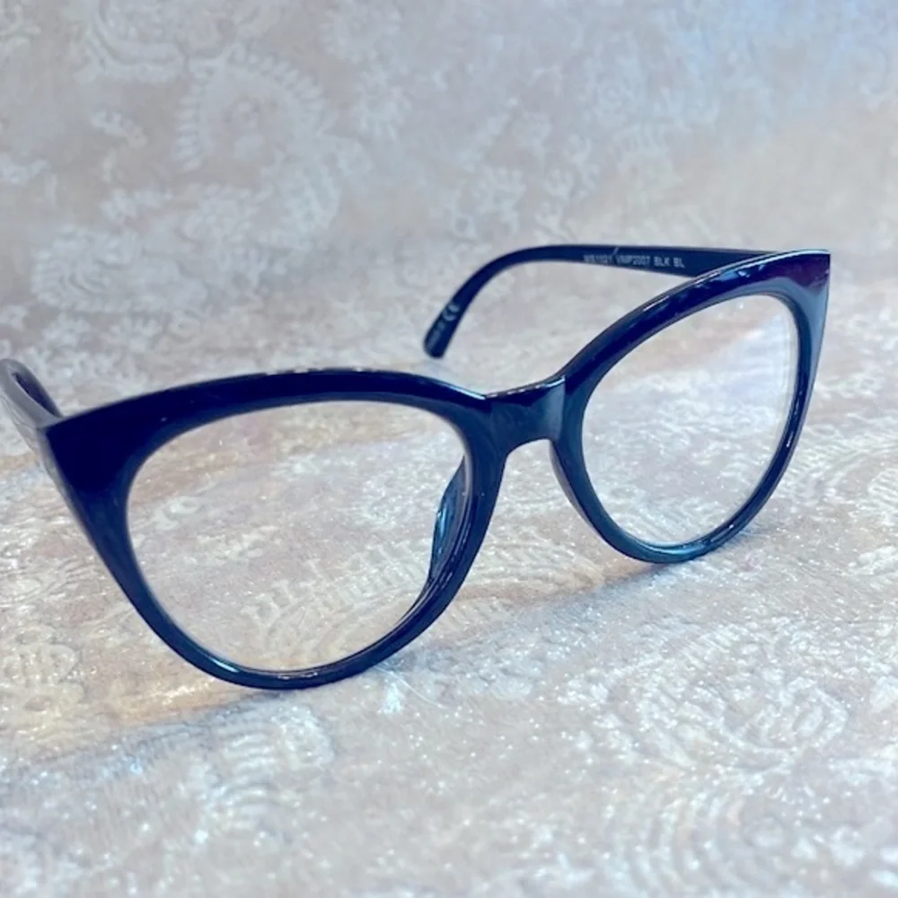 Brand New Betsey Johnson Set of 3 Blue Light Blocking Computer Glasses Cat Eye
